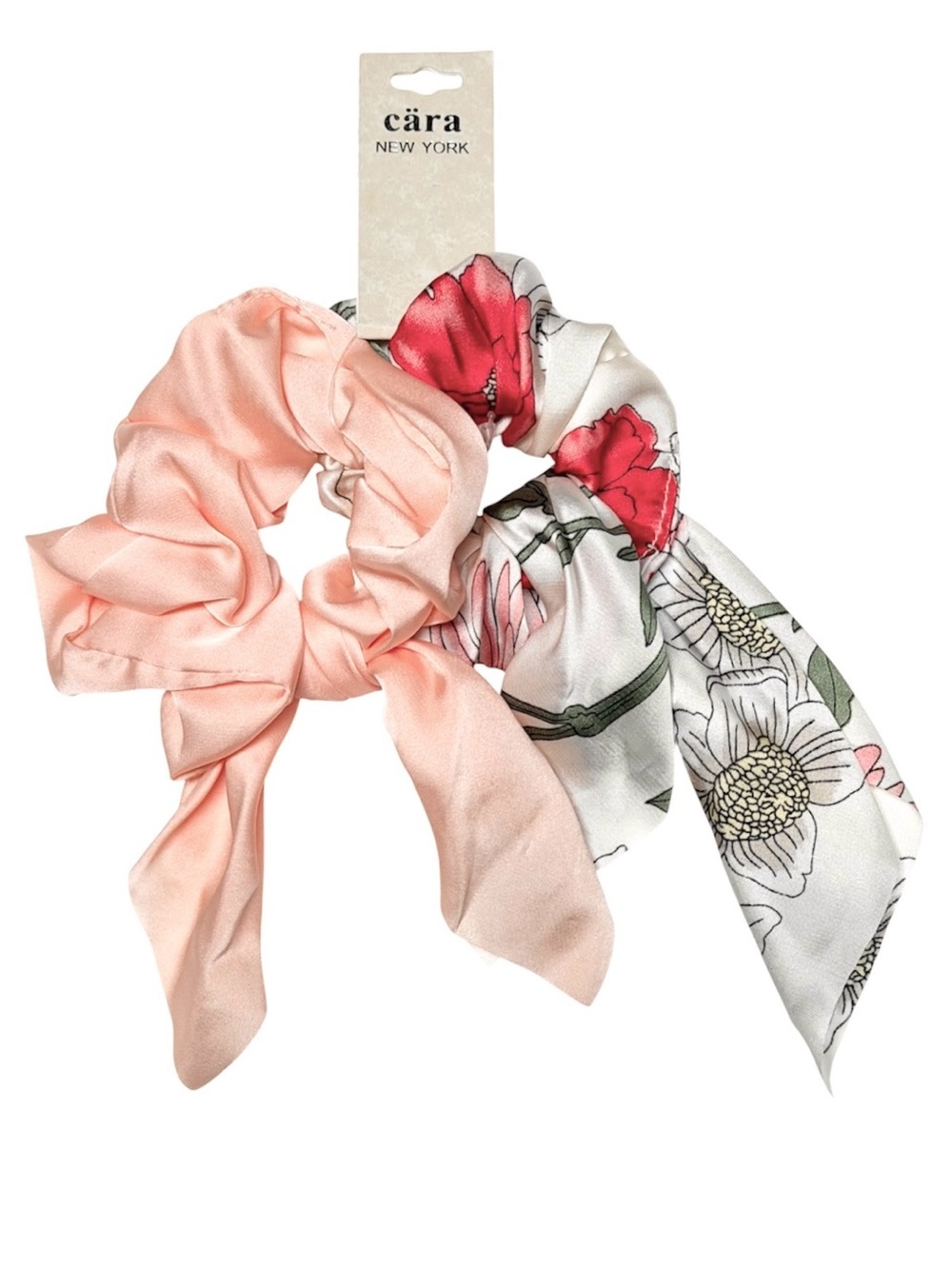 Cara New York Satin Tie Scrunchie Set Of 2